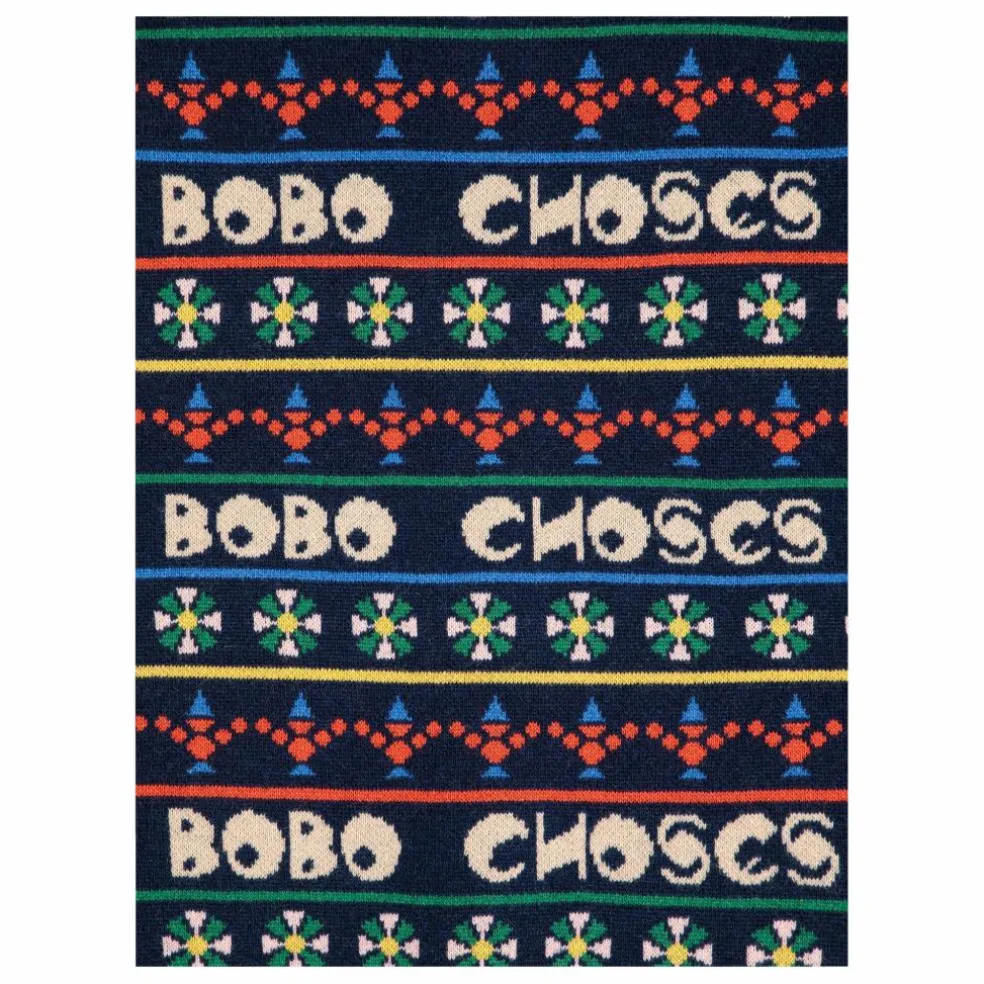 Cardigan Bobo Choses Laine et Fibres Recyclées - Collection Femme | Bleu marine
