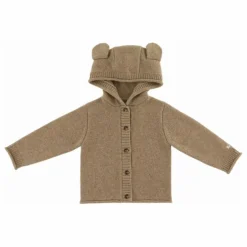 Cardigan Brittan Ours Laine Mérinos | Marron