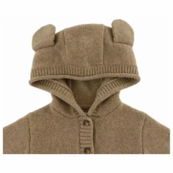 Cardigan Brittan Ours Laine Mérinos | Marron