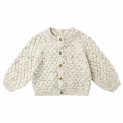Cardigan Bubble Coton Bio | Ecru