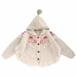 Cardigan Capuche Clara | Ecru