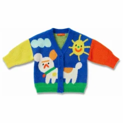 Cardigan Chiens | Bleu roi