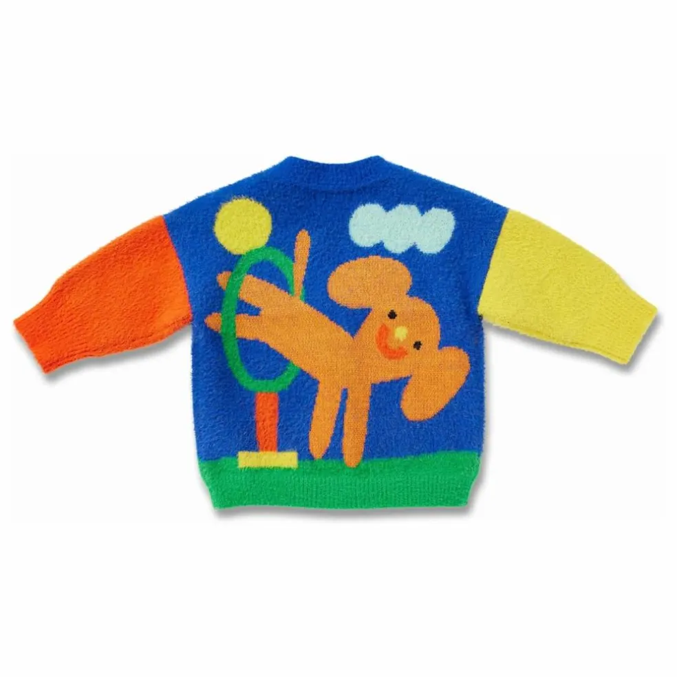Cardigan Chiens | Bleu roi