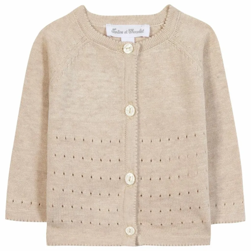 Cardigan Chiné | Beige
