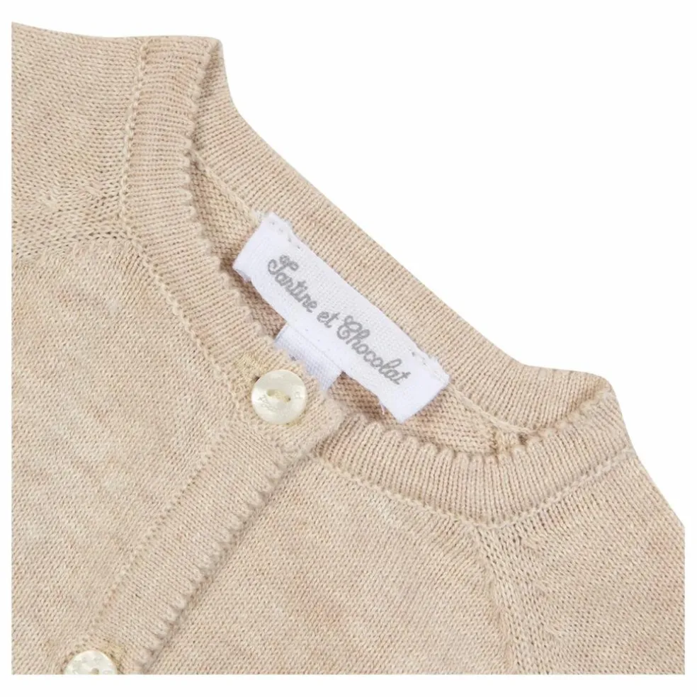 Cardigan Chiné | Beige
