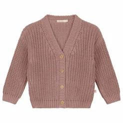 Cardigan Chunky Coton Bio | Taupe