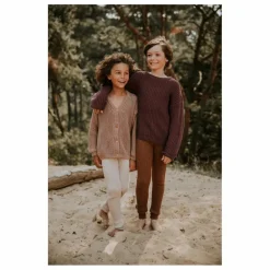 Cardigan Chunky Coton Bio | Taupe