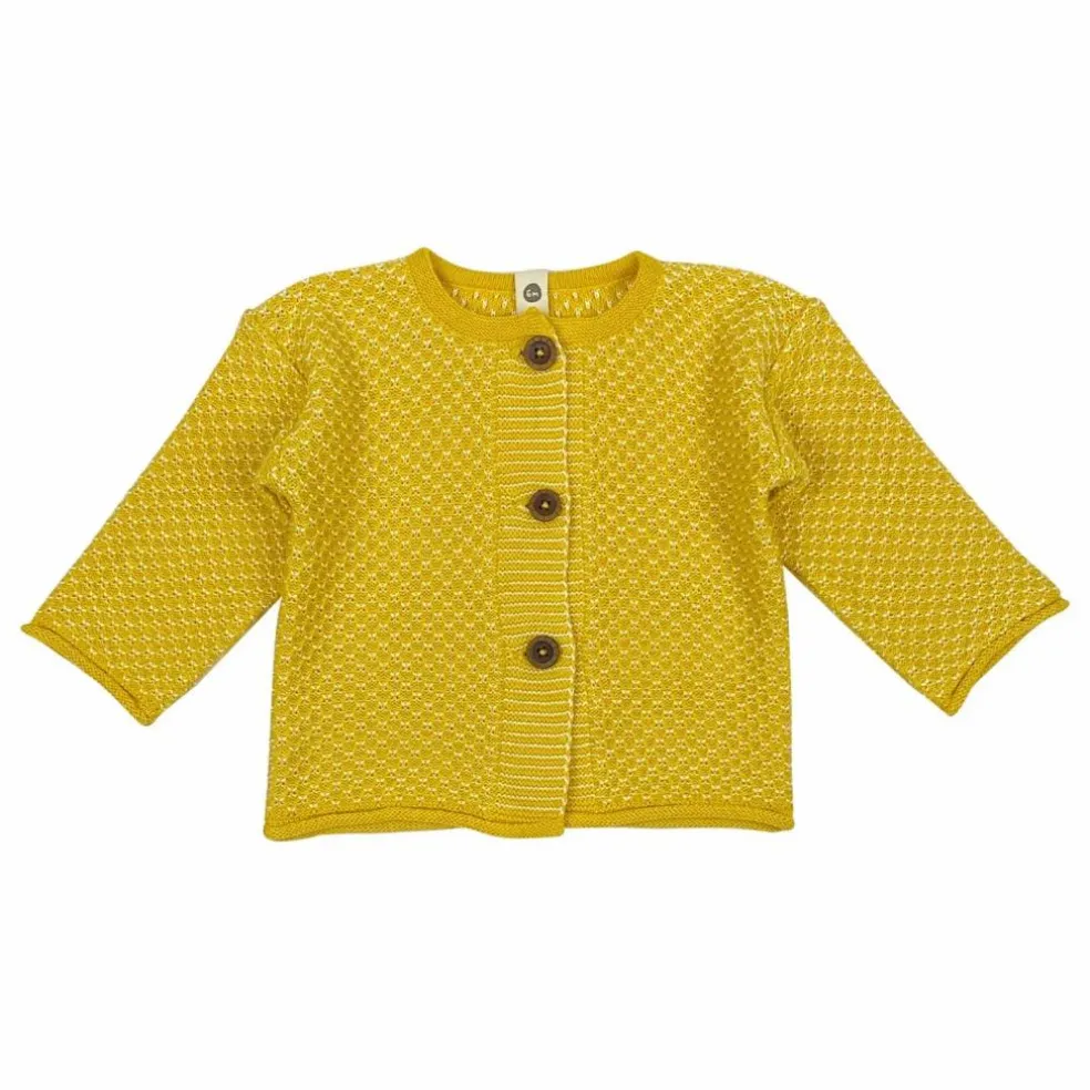 Cardigan Cloud Coton Bio | Jaune