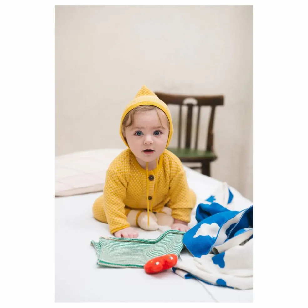 Cardigan Cloud Coton Bio | Jaune