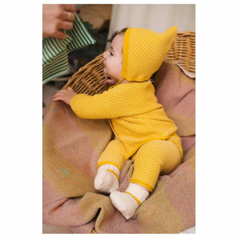 Cardigan Cloud Coton Bio | Jaune