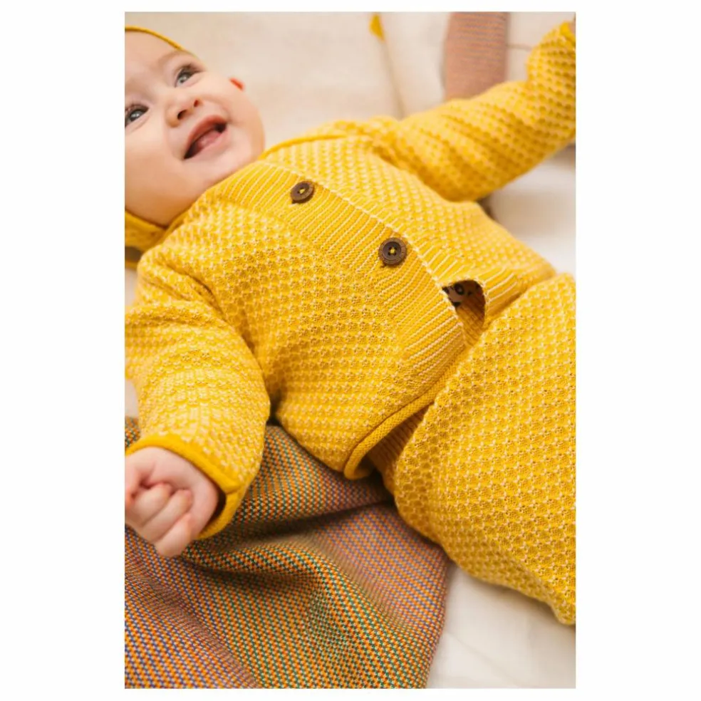 Cardigan Cloud Coton Bio | Jaune