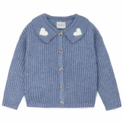 Cardigan Col Claudine Petra | Bleu