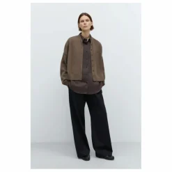 Cardigan Col Montant Laine Mérinos Extra Fine | Taupe