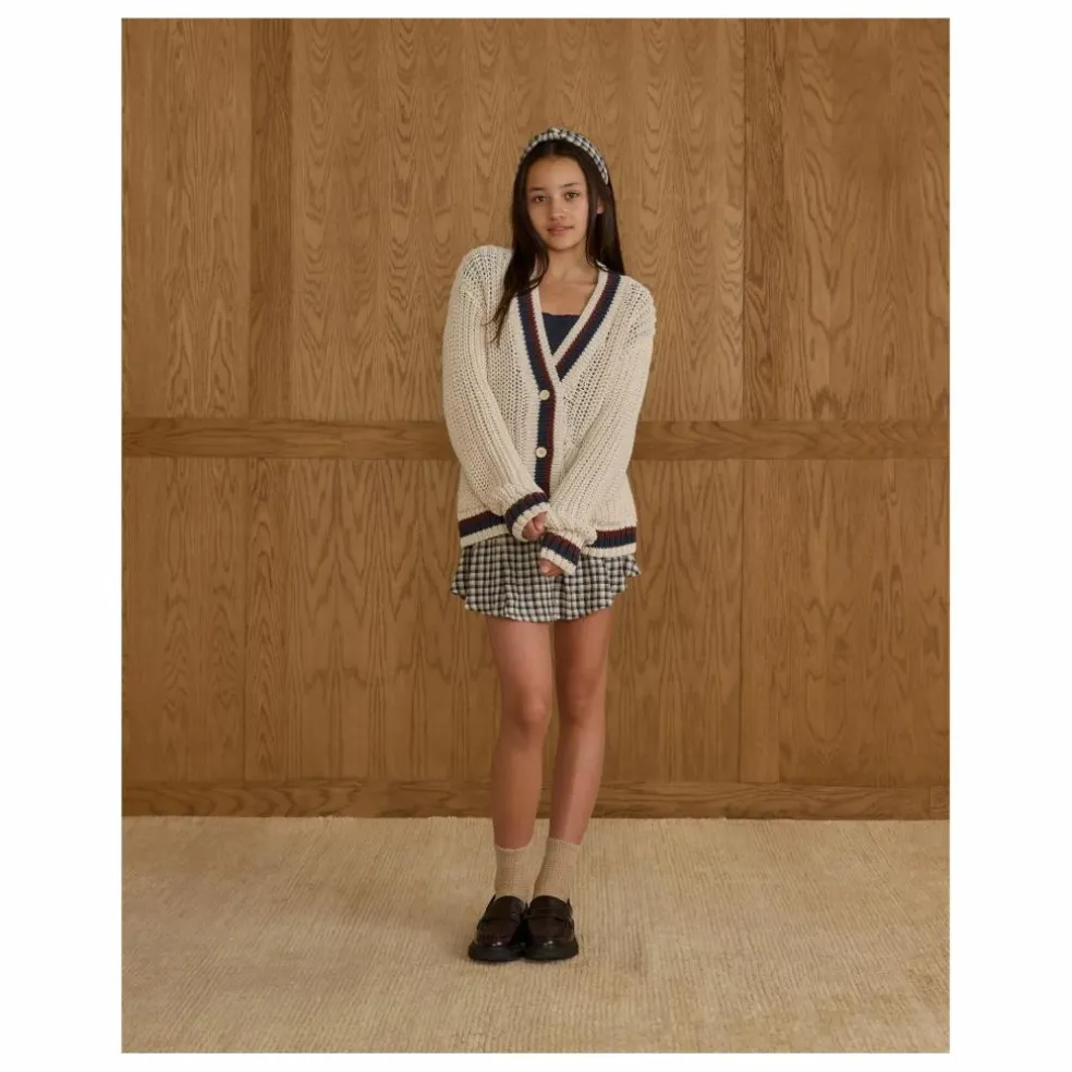 Cardigan Collegiate | Ecru