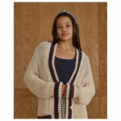 Cardigan Collegiate | Ecru