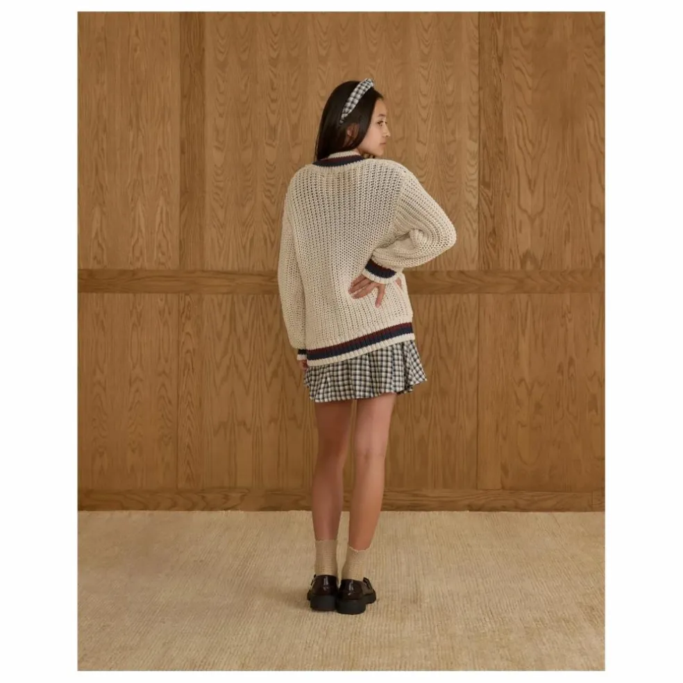 Cardigan Collegiate | Ecru