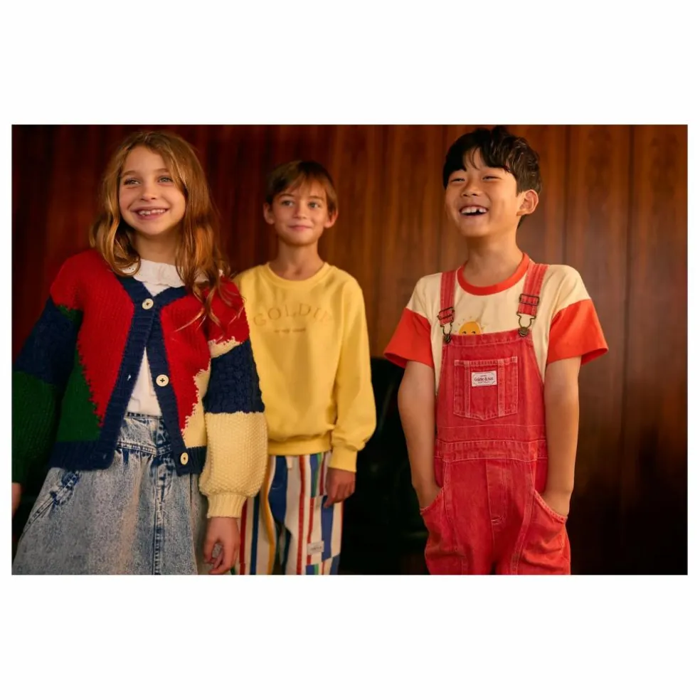 Cardigan Color Block | Bleu marine