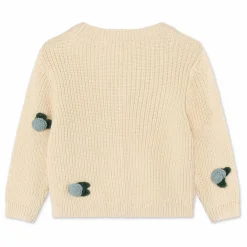 Cardigan Cool Flower | Ecru