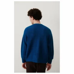 Cardigan Crashway Laine et Alpaga | Bleu roi
