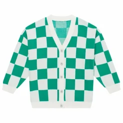 Cardigan Damier | Vert