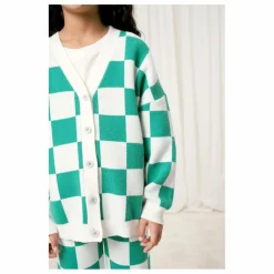 Cardigan Damier | Vert