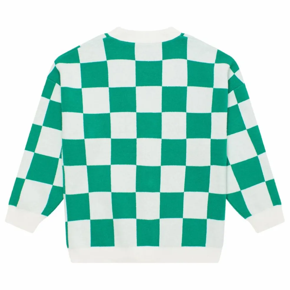 Cardigan Damier | Vert