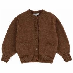 Cardigan Doudou Laine Mérinos | Marron
