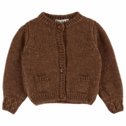 Cardigan Doudou Laine Mérinos | Marron
