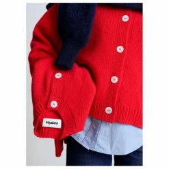 Cardigan Emma Laine Mérinos et Cachemire | Rouge