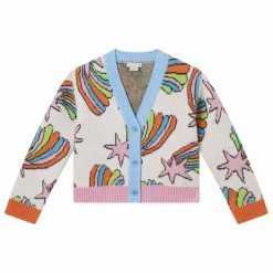 Cardigan Etoiles Filantes | Ecru