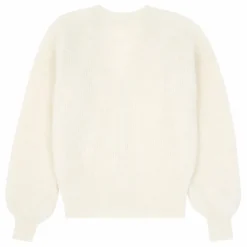Cardigan Femme Alpaga | Blanc cassé