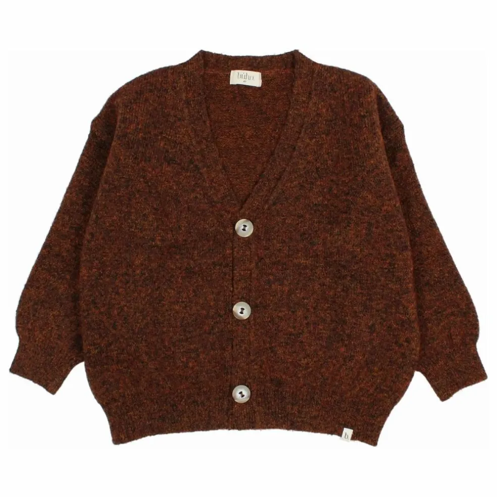 Cardigan Fibres Recyclées | Marron