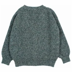 Cardigan Fibres Recyclées | Vert Cèdre