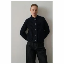 Cardigan Flaubert Laine Mérinos | Bleu marine