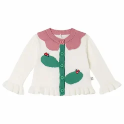 Cardigan Fleur | Ivoire
