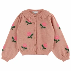 Cardigan Fleurs | Rose