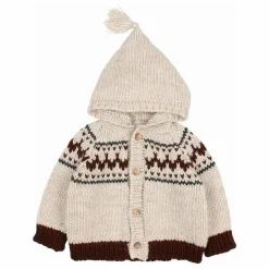 Cardigan Folk Laine | Ecru