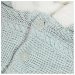 Cardigan Fourré | Bleu Clair