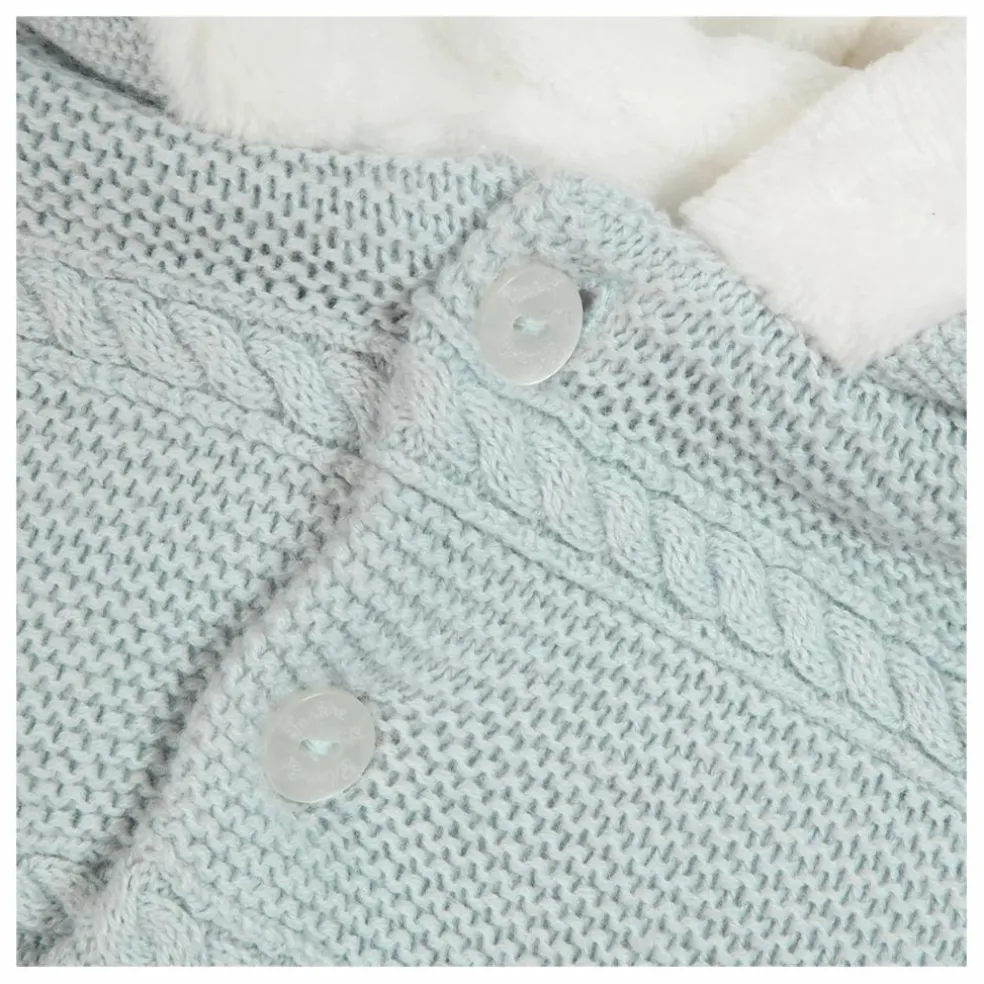 Cardigan Fourré | Bleu Clair