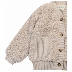 Cardigan Fourré Olaan | Taupe