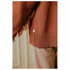 Cardigan Franges Coton Bio | Terracotta