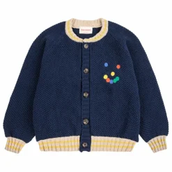 Cardigan Fun Laine et Cachemire | Bleu marine