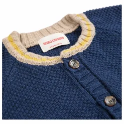 Cardigan Fun Laine et Cachemire | Bleu marine
