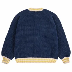 Cardigan Fun Laine et Cachemire | Bleu marine