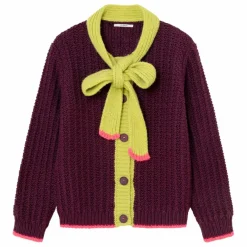 Cardigan Grace | Aubergine