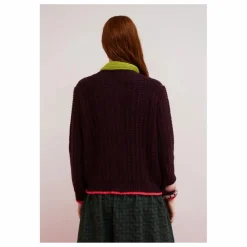 Cardigan Grace | Aubergine