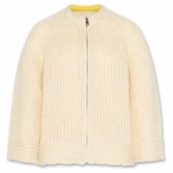 Cardigan Hibiscus | Ecru