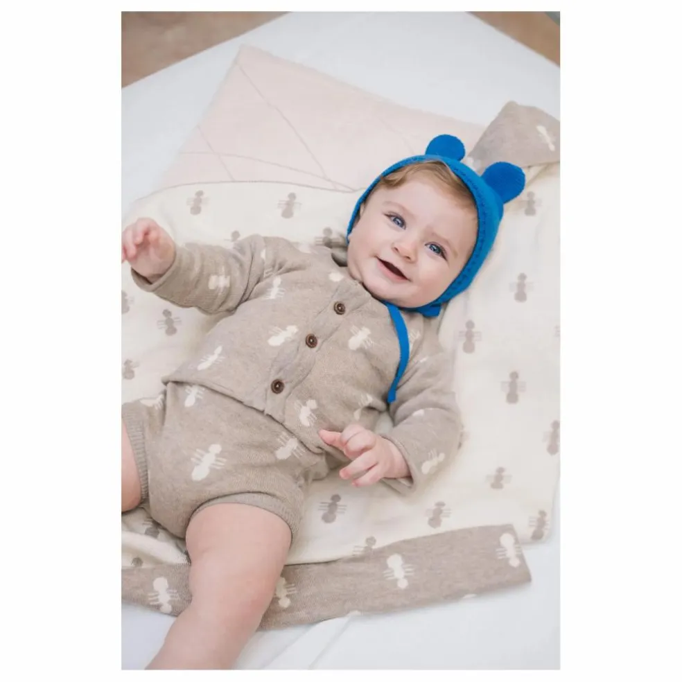 Cardigan Hormigas Coton Bio | Beige