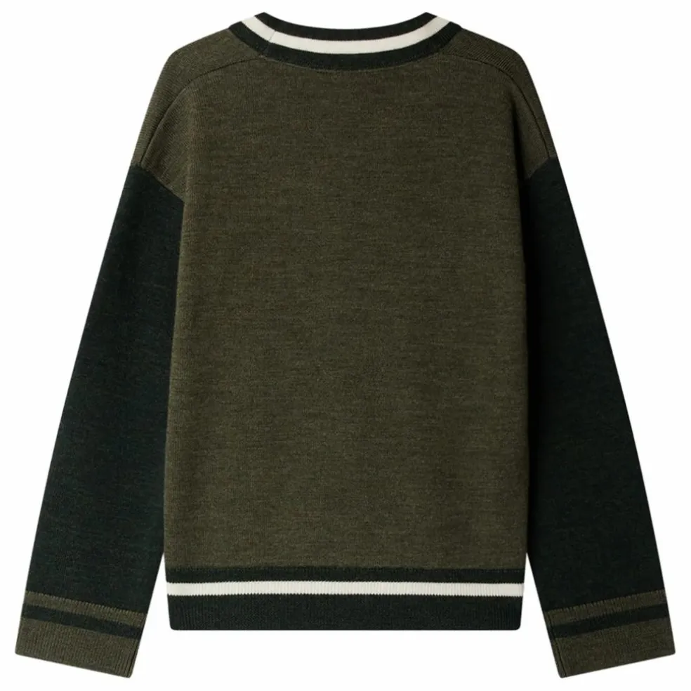 Cardigan Julian Laine | Vert kaki