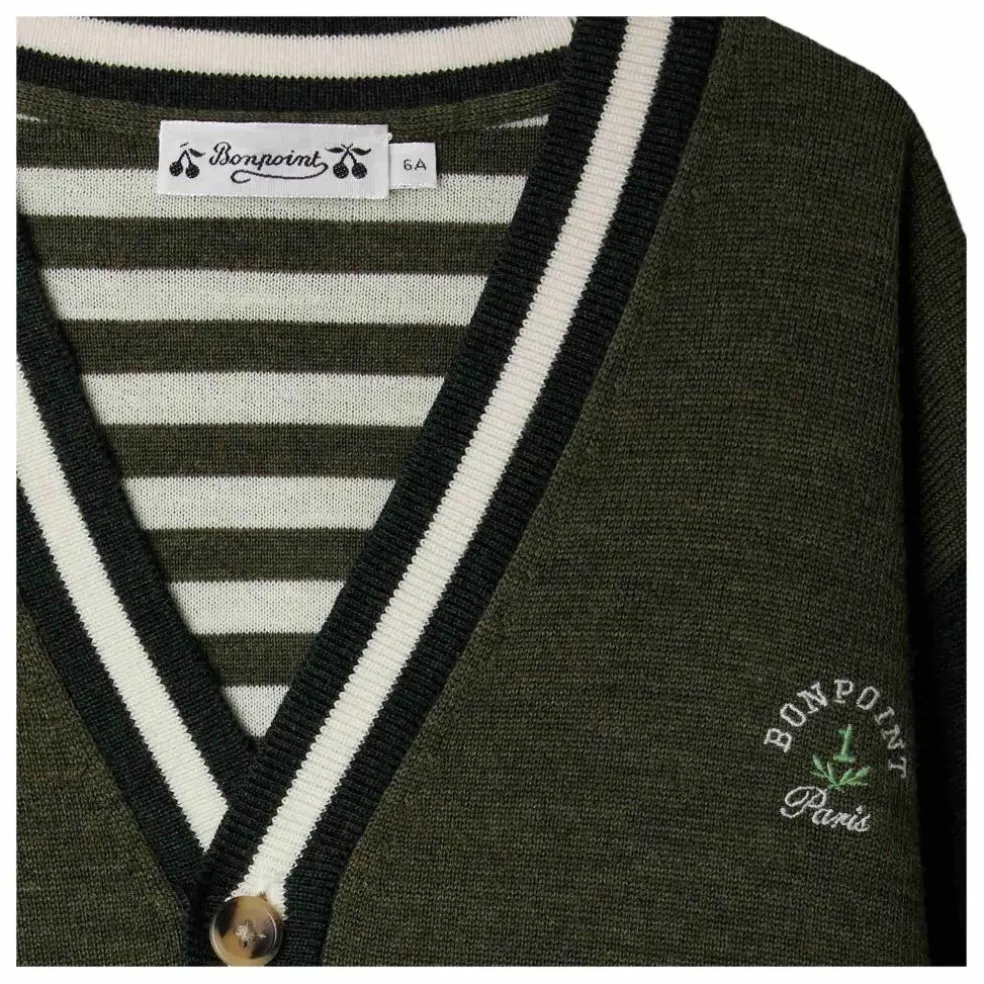 Cardigan Julian Laine | Vert kaki
